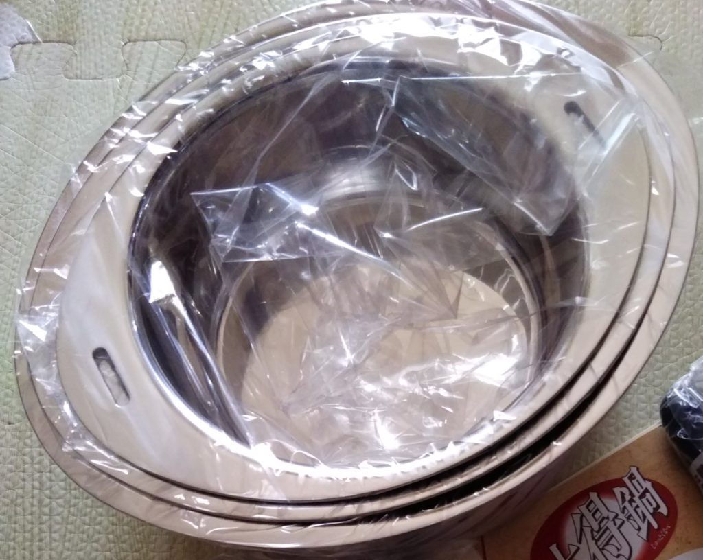 十徳鍋セット購入時梱包